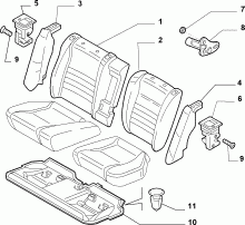 70613/01 REAR SEAT