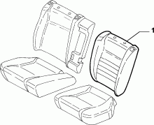 70615/02 REAR SEAT LINING
