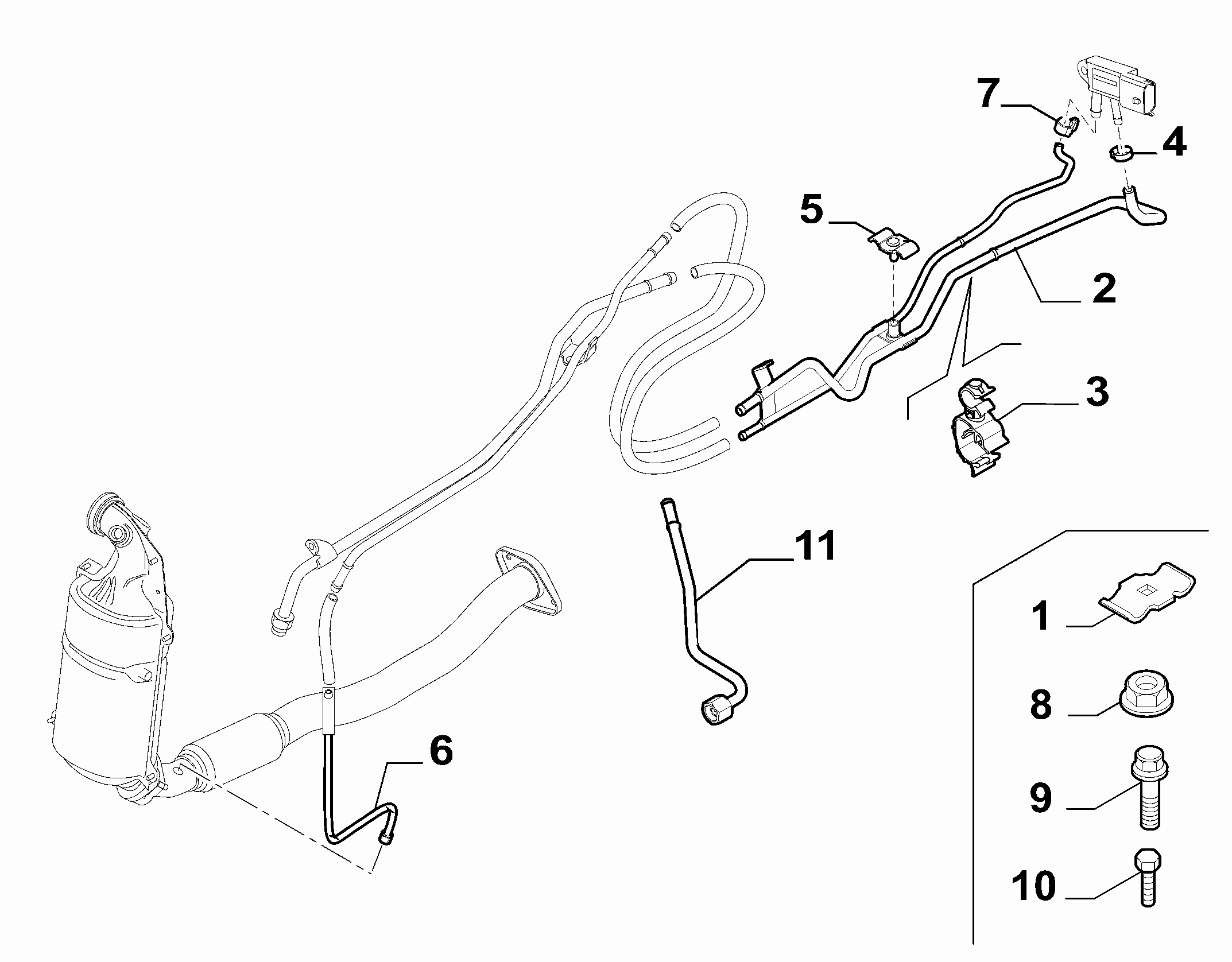10260-020 PRESSURE SENSOR PIPING