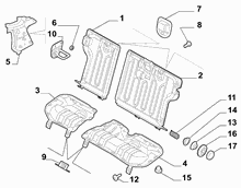 70613-020 REAR SEAT FRAME