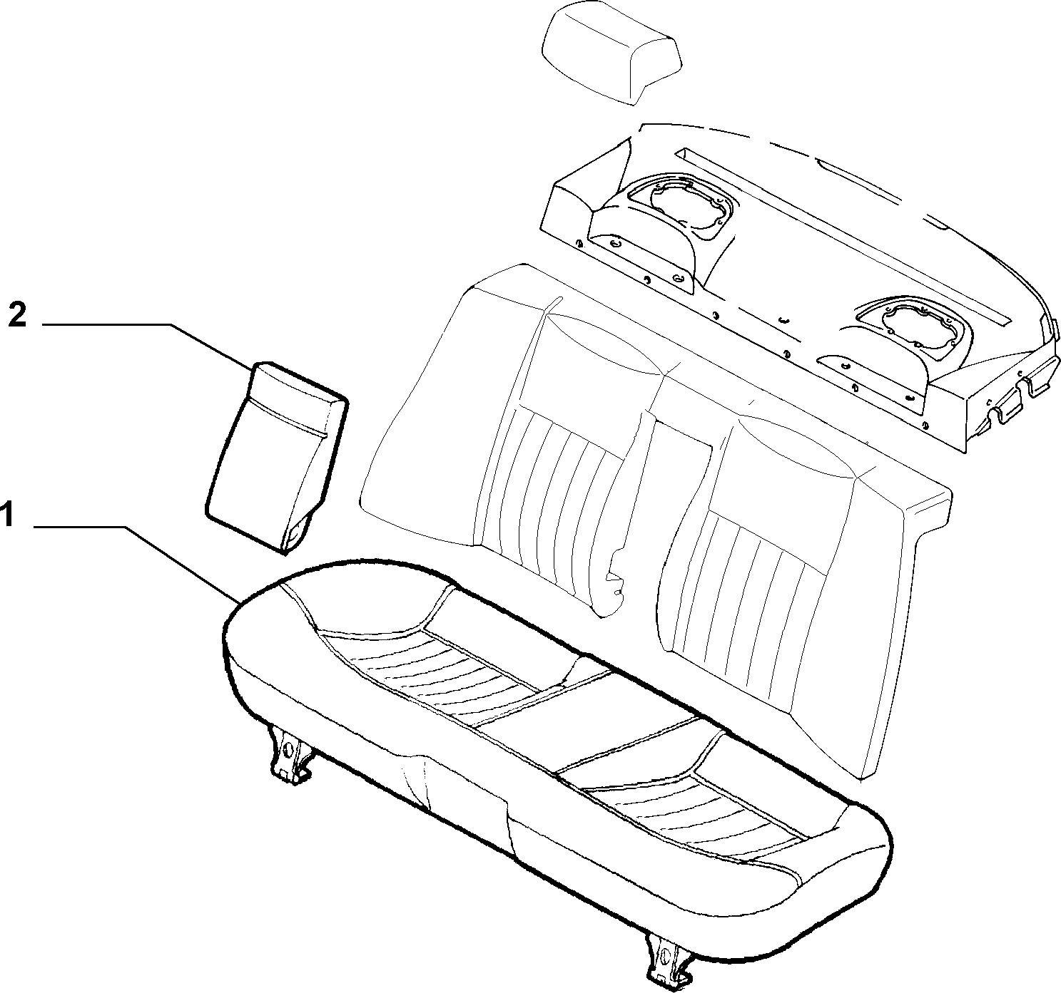 70615/01 REAR SEAT LINING