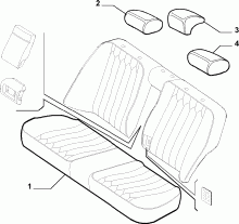 70615/00 REAR SEAT LINING 