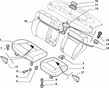 70613/01 REAR SEAT