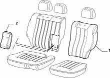 70615/00 REAR SEAT LINING
