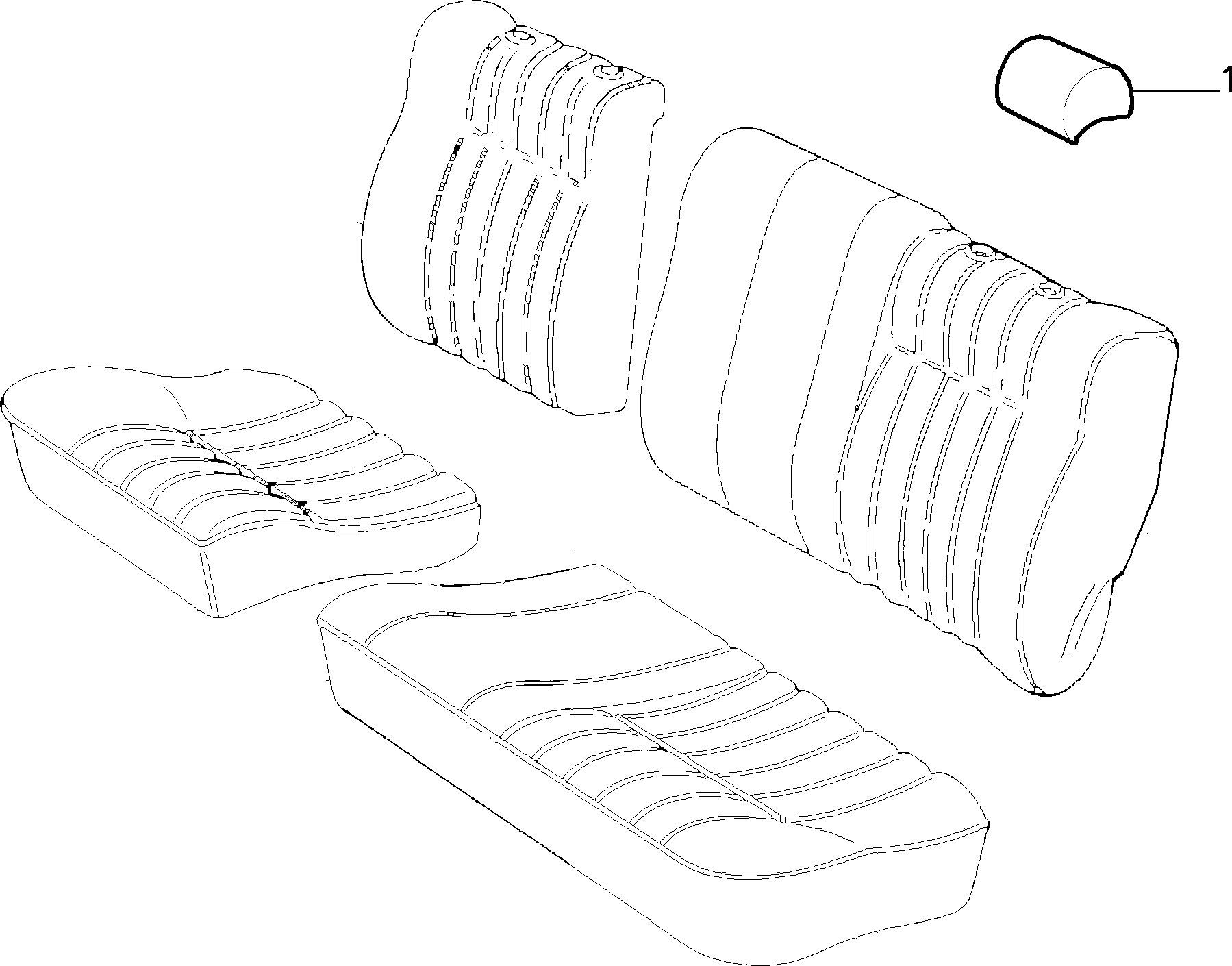70615/01 REAR SEAT LINING