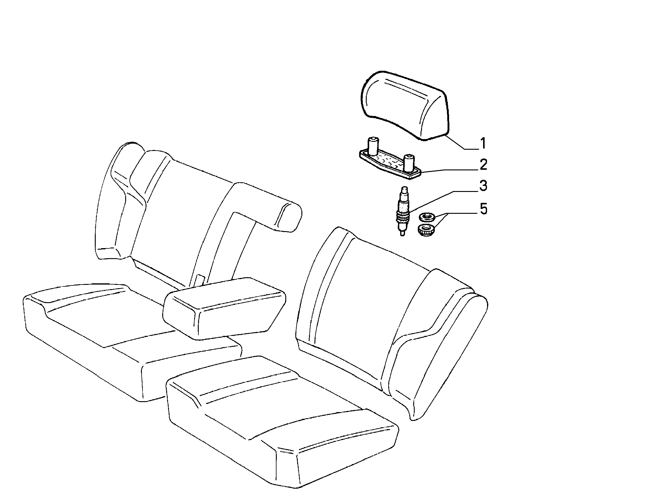 70613/03 REAR SEAT