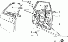 70129/00 ДВЕРИ ПЕРЕДНИЕ БОКОВЫЕ 