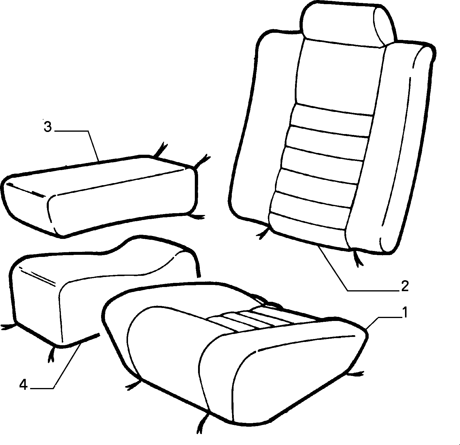 70615/05 REAR SEAT LINING