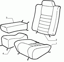 70615/05 REAR SEAT LINING