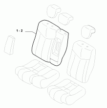 70615/00 REAR SEAT LINING 