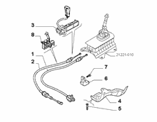 21221-020 GEAR STICK FLEX SHAFT