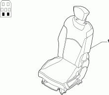 70613/00 REAR SEAT