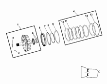 21201-080 AUTOMATIC TRANSMISSION INNER CLUTCH UNIT