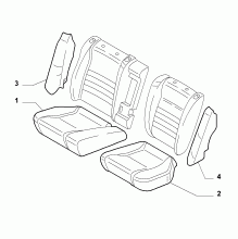 70615/08 REAR SEAT LINING