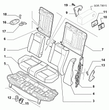 70613/02 REAR SEAT