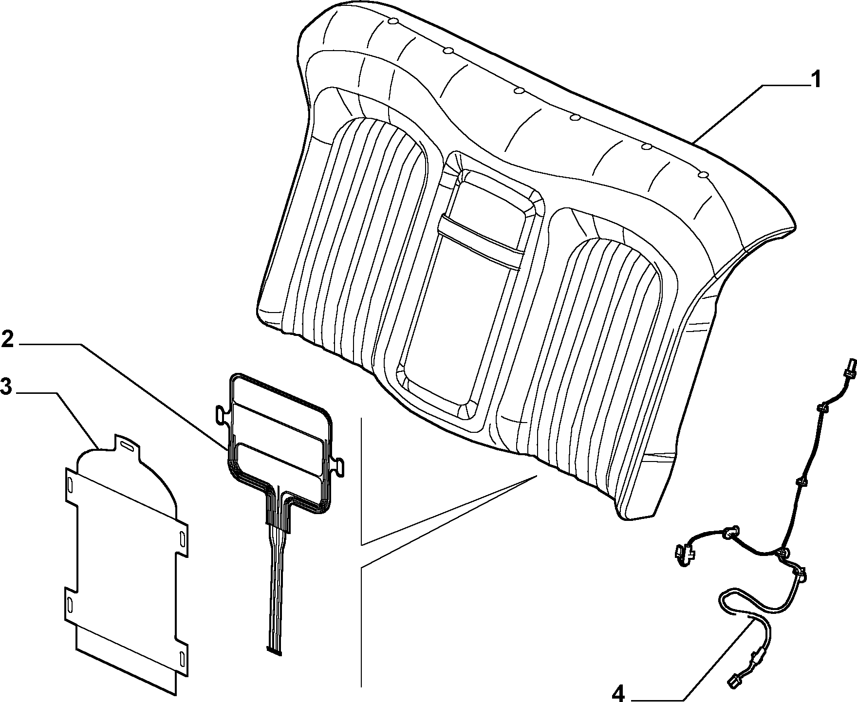 70613/00 REAR SEAT 