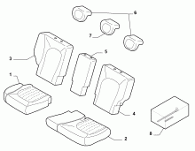 70615/25 REAR SEAT LINING