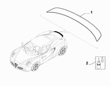 70732-010 REAR DOOR SPOILER