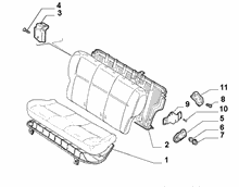 70613-020 REAR SEAT FRAME