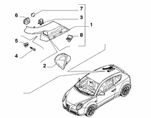 70523-040 INNER REAR PILLAR AND QUARTER GLASS TRIMS