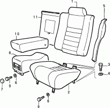 70613/01 REAR SEAT