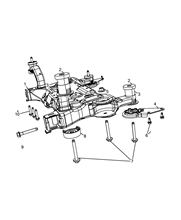 44301-030 CROSS ARM AND TORSION BAR