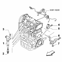 55101-020 SPARK PLUGS AND IGNITION CABLES