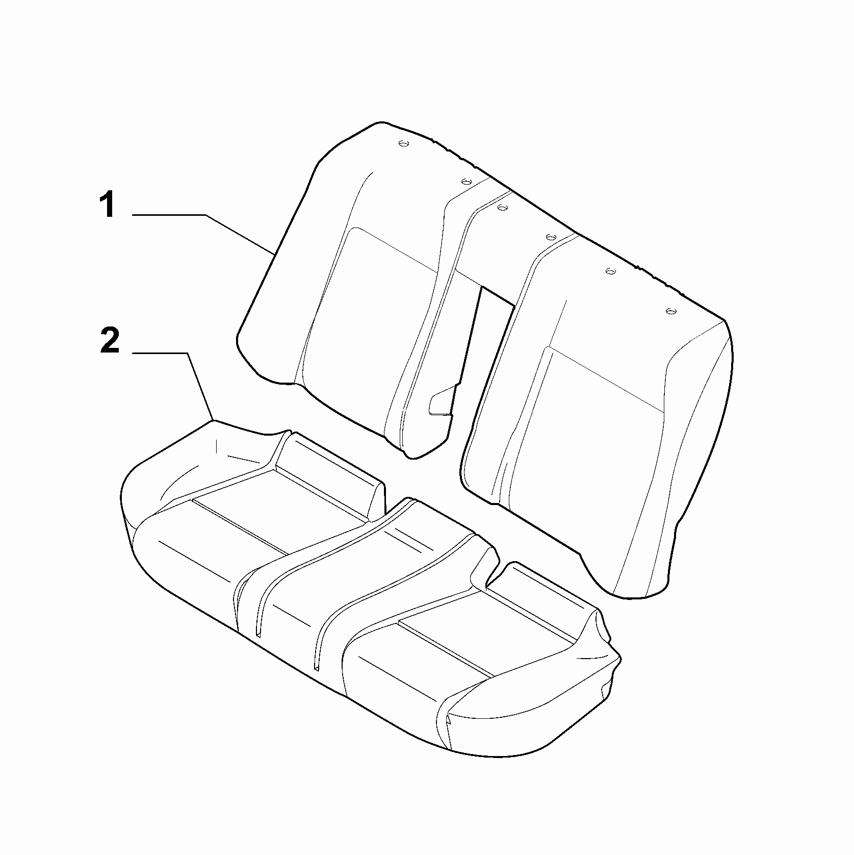70613-010 REAR SET PADDING