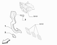 10222-010 ACCELERATOR PEDAL COMMAND