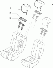 70613/00 REAR SEAT 