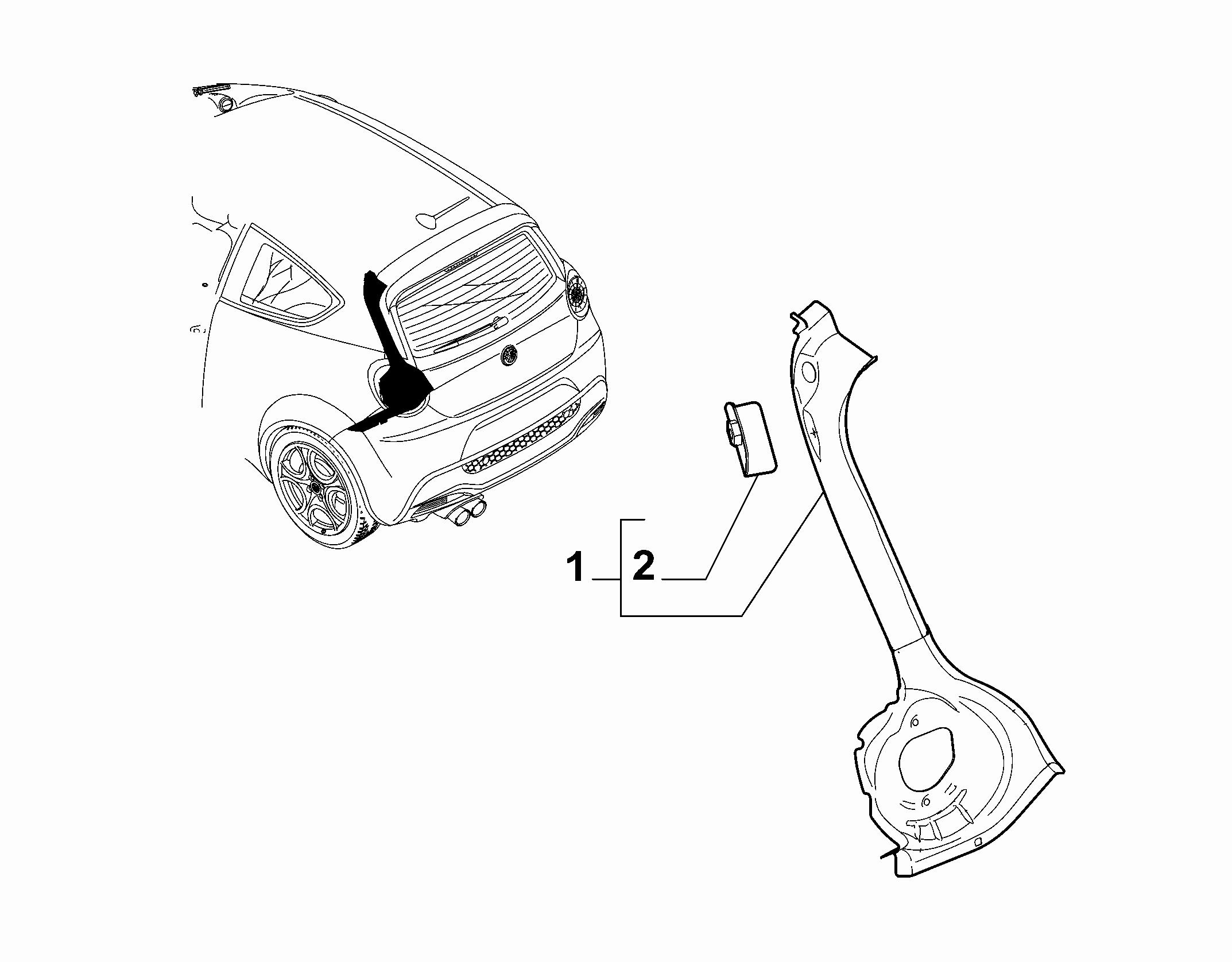 70020-020 SEAT HANDLE LIGHT