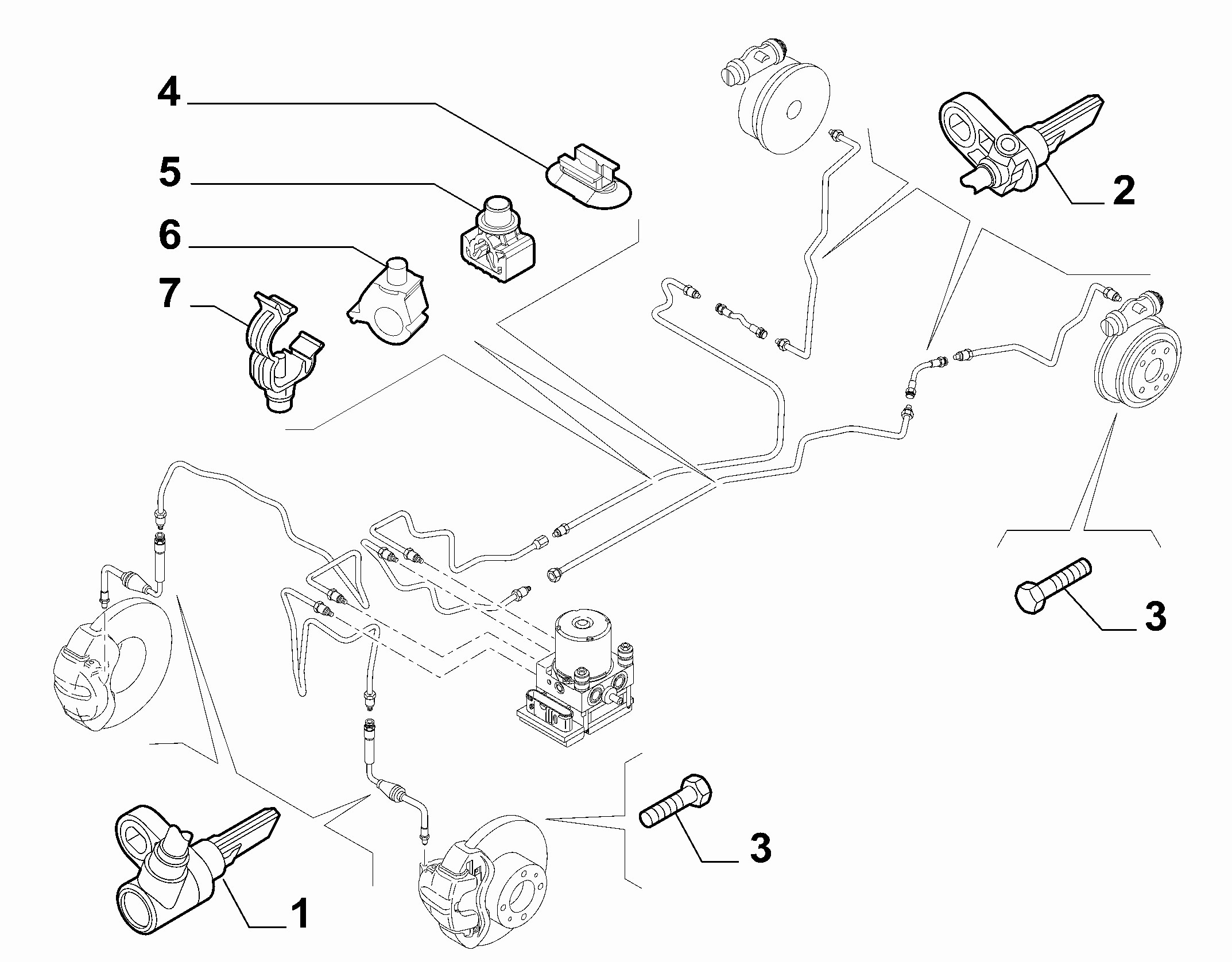 33102-070 ABS SENSOR