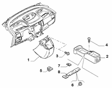 70504-010 SHAFT TUNNEL CONSOLE