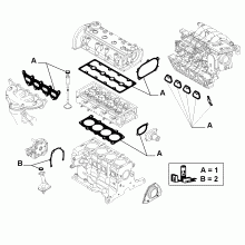 10101-050 GASKET KIT, HEAD AND CRANKCASE