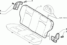 70613/00 REAR SEAT