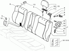 70613/01 REAR SEAT