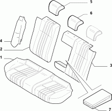 70615/02 REAR SEAT LINING