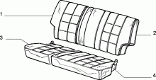 70615/05 REAR SEAT LINING