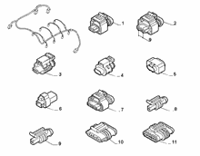 10226-060 ENGINE HARNESS CONNECTORS