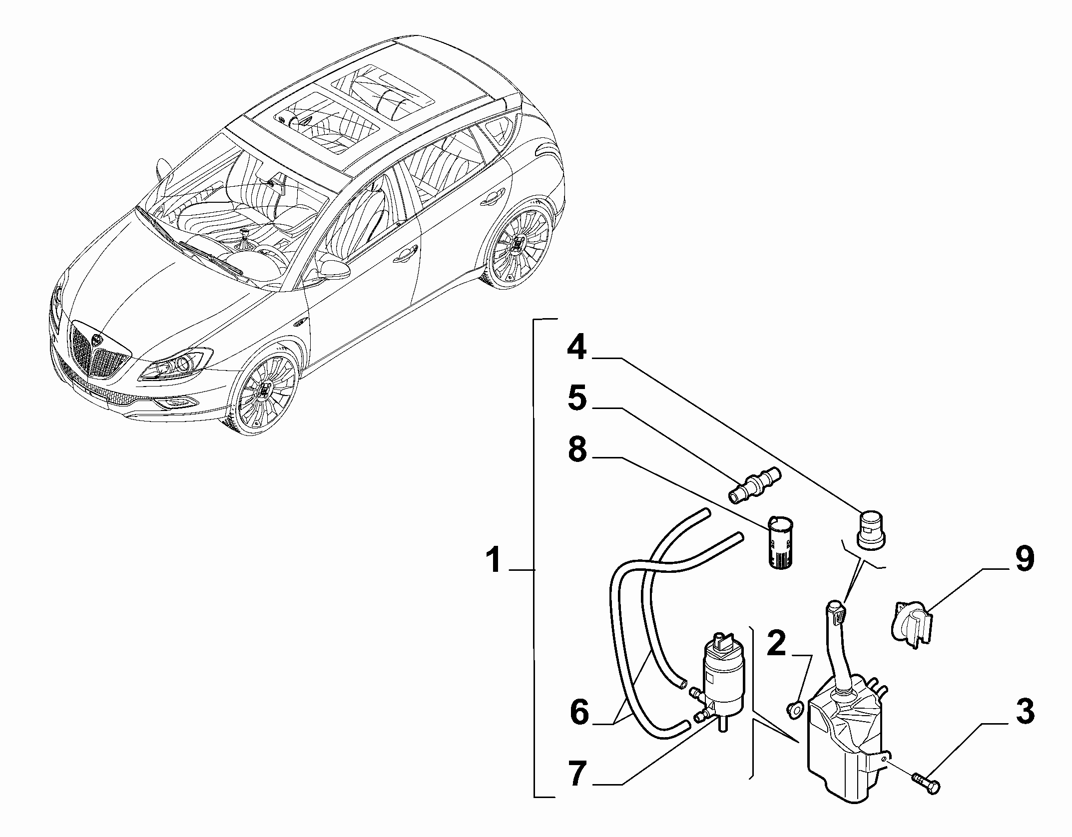 55514-030 WINDSHIELD WIPER RESERVOIR