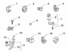 41207-040 HYDRAULIC SYSTEM CLAMPS