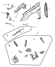 70018-010 FRONT MUDGUARD