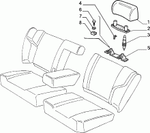 70613/01 REAR SEAT