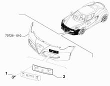 70726-040 FRONT PLATE CLAMPS