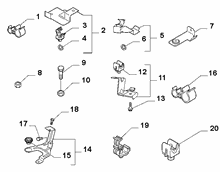 41207-040 HYDRAULIC SYSTEM CLAMPS