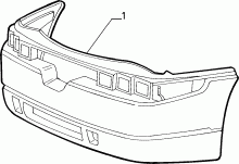 70726/00 ПЕРЕДНИЙ БАМПЕР 