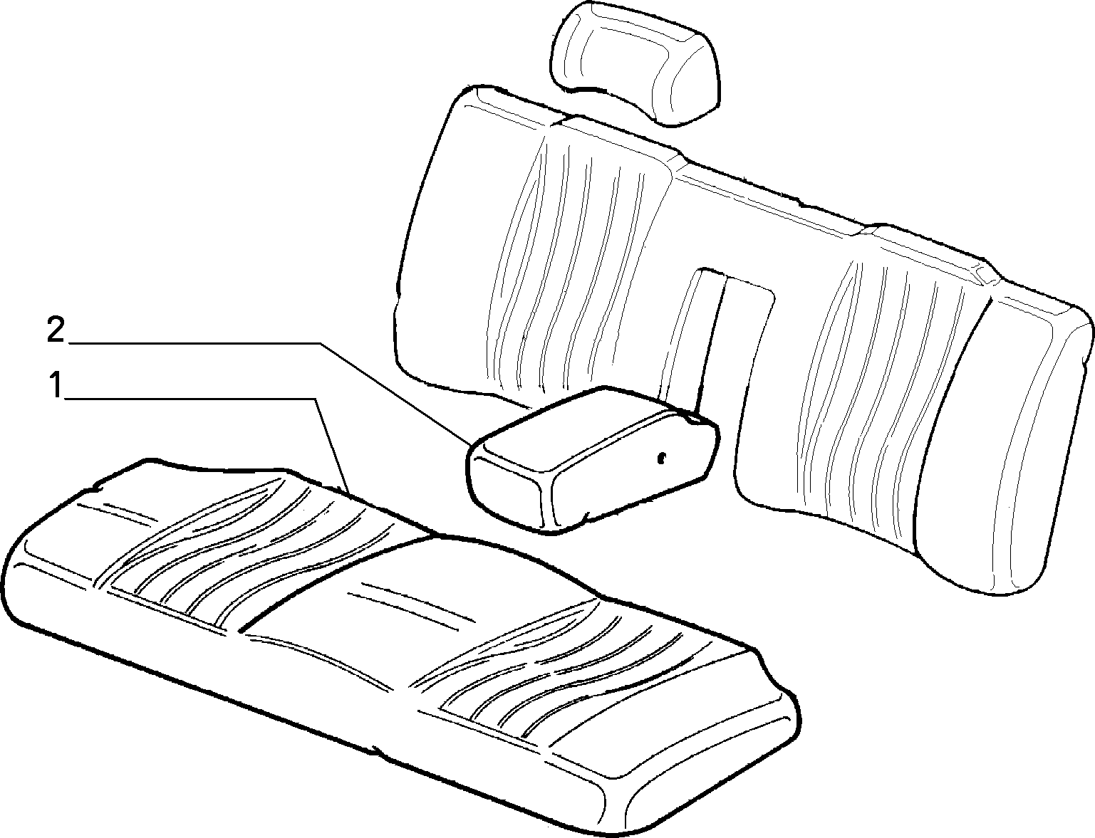70615/00 REAR SEAT LINING