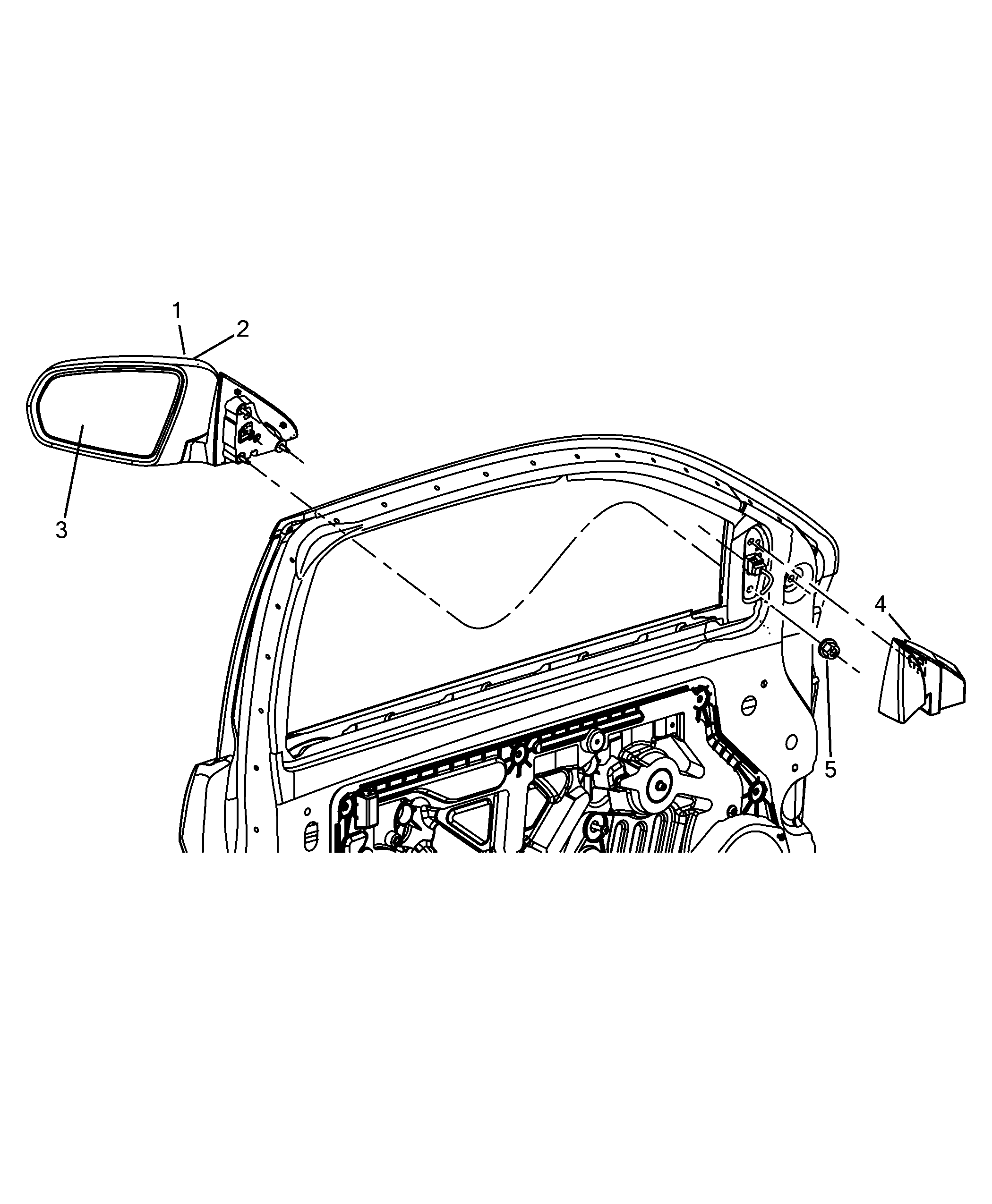 70740-020 WING MIRRORS