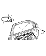 70740-020 WING MIRRORS