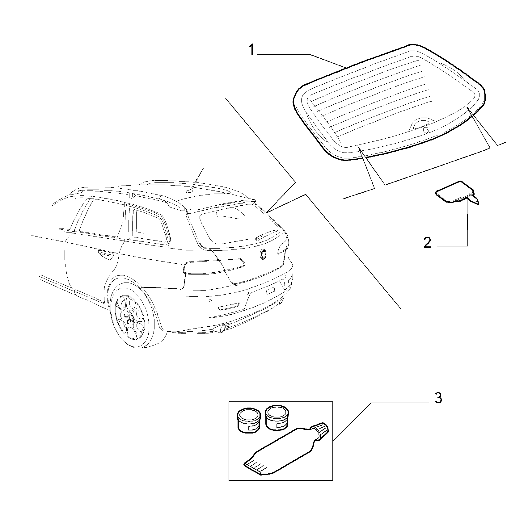 70148-040 REAR WIPER